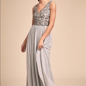 Anthropologie BHLDN Mischa dress in fog